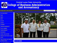 Tablet Screenshot of cbaa.clsu.edu.ph