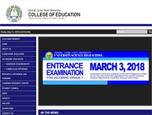 Tablet Screenshot of ced.clsu.edu.ph
