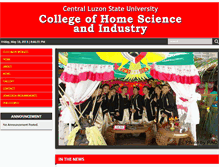 Tablet Screenshot of chsi.clsu.edu.ph