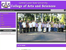 Tablet Screenshot of cas.clsu.edu.ph
