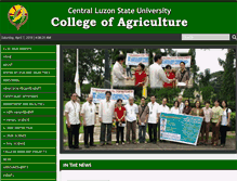 Tablet Screenshot of cag.clsu.edu.ph